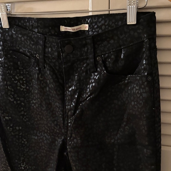 Lee 721 High Rise Skinny Black Women's Jeans - Picture 3 of 5